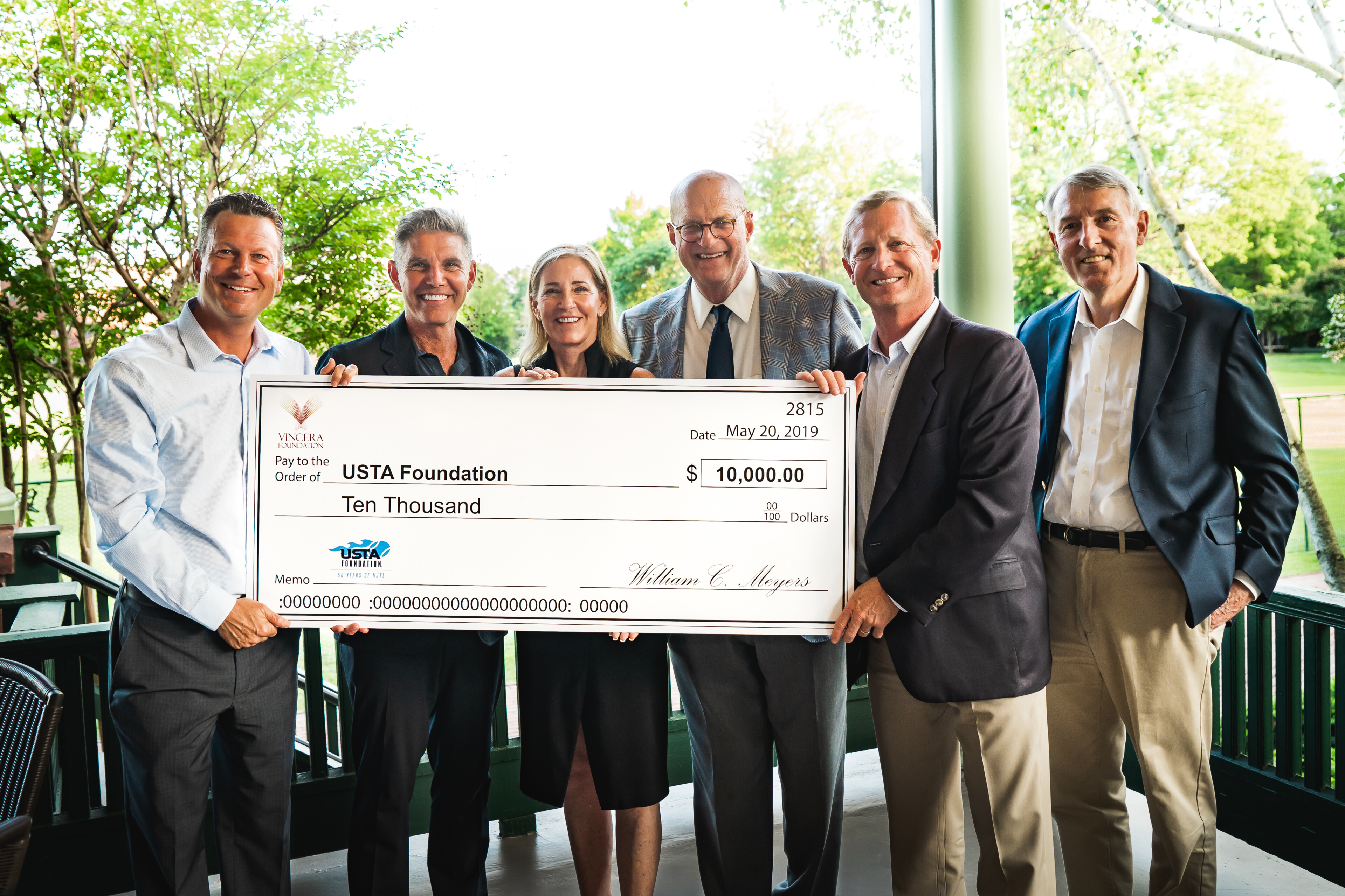 Vincera Foundation Supports the USTA Foundation at Merion Cricket Club, Haverford, PA